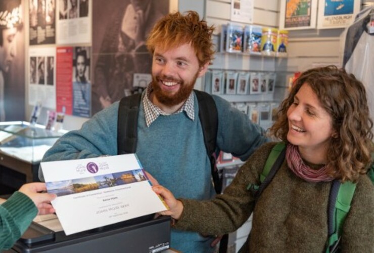 John Muir Way certificate