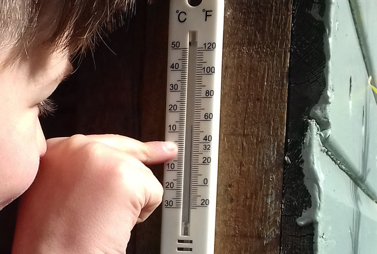 Measuring temperatures 
