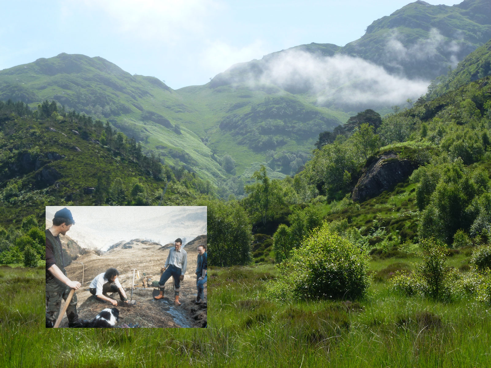 Knoydart then and now