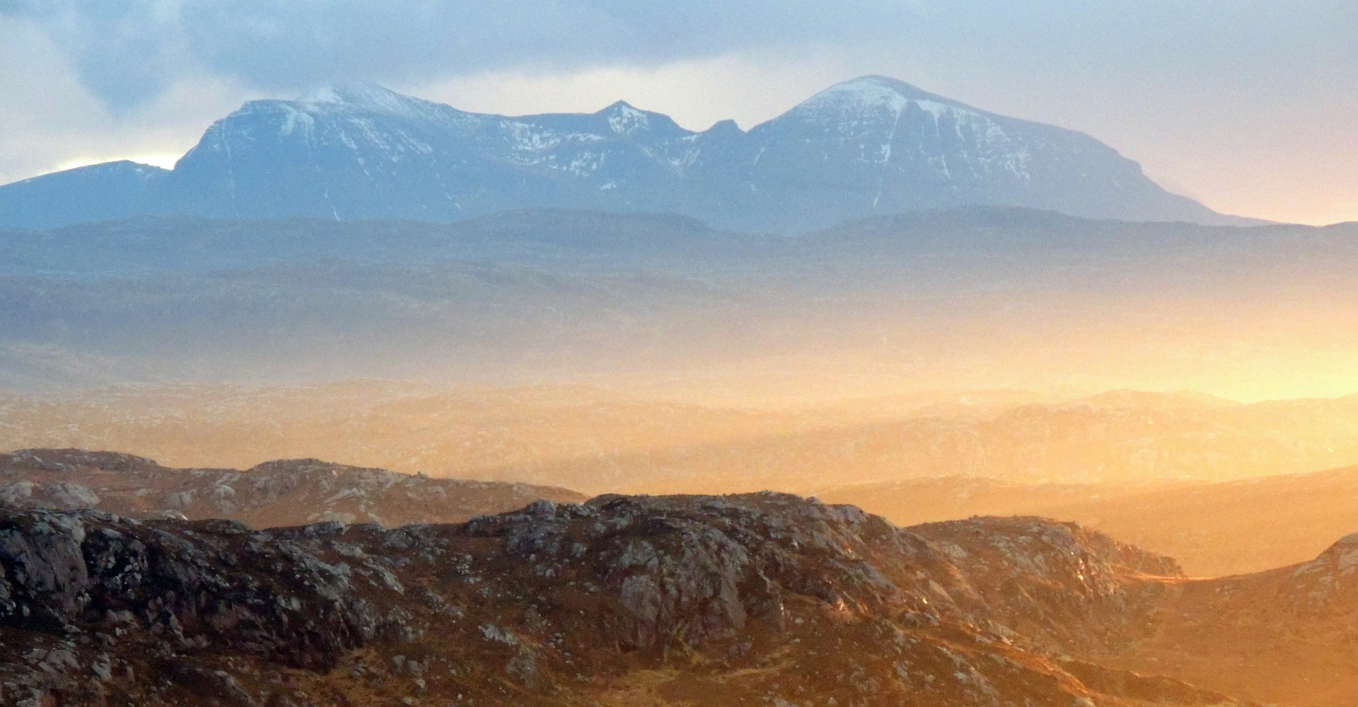 Quinag at sunset - Don O Driscoll