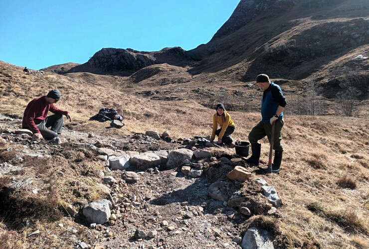Stealll path repairs by UHI students 2023 b