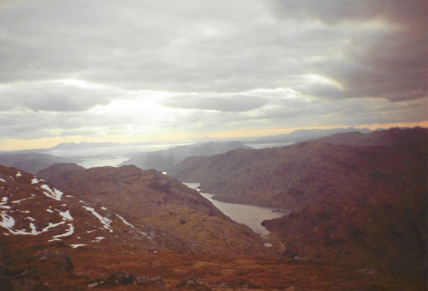 Rod Payne - view from Sgurr nan Coireachean