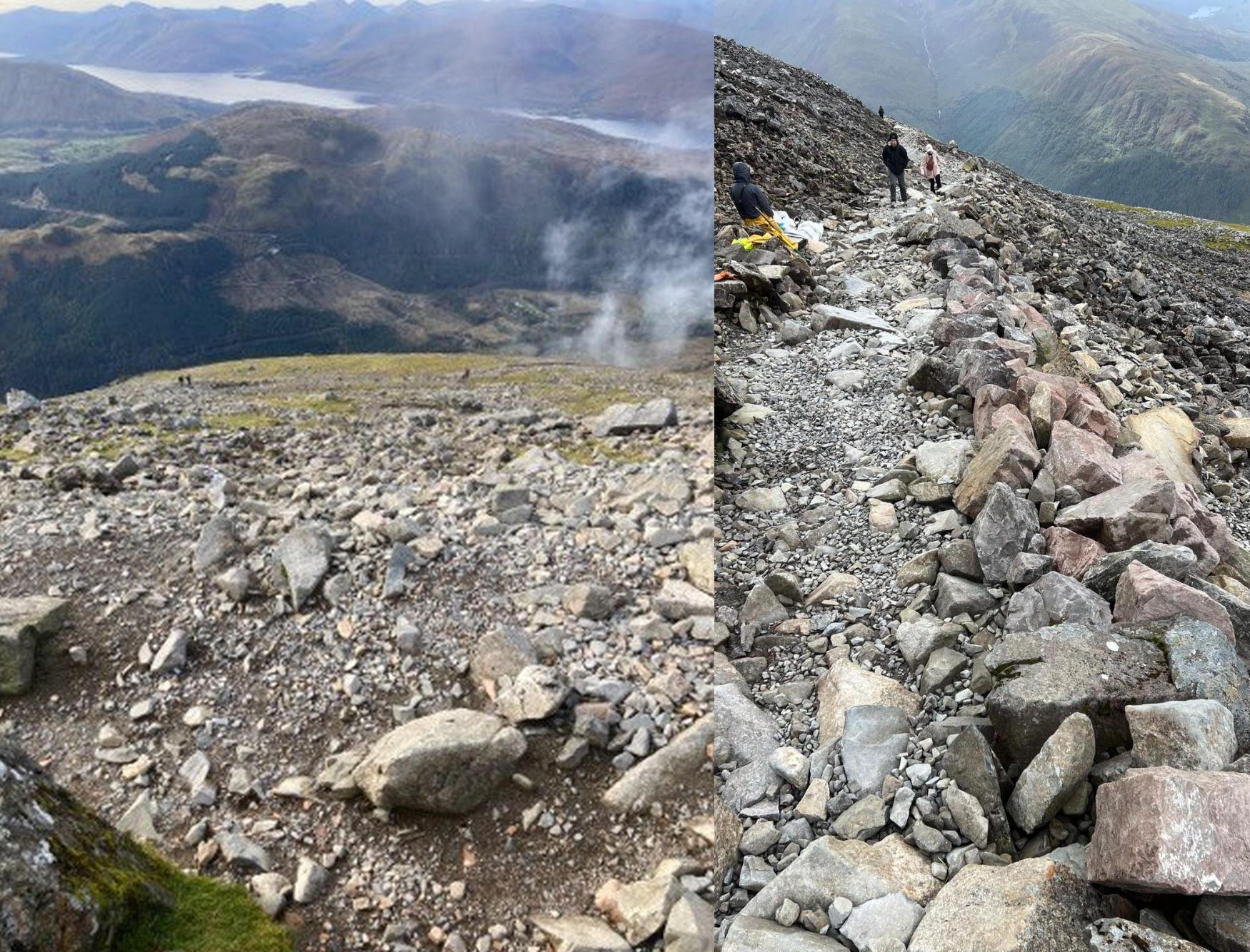 Ben Nevis path repairs - section 7