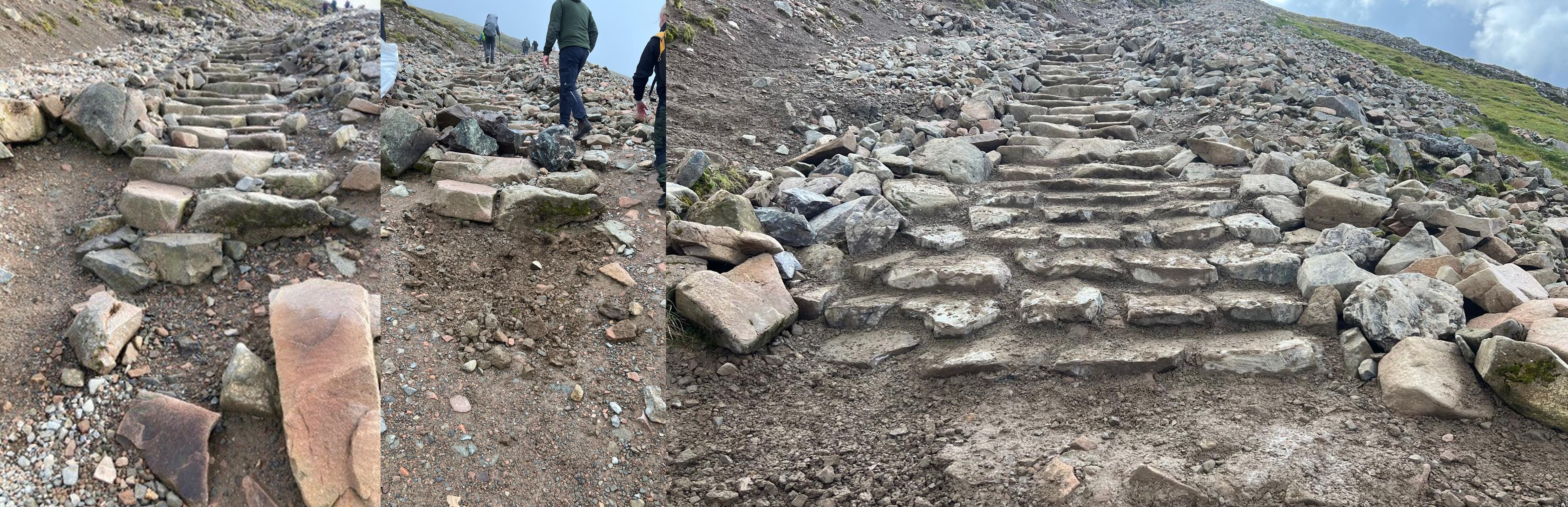 Ben Nevis path repairs - section 11