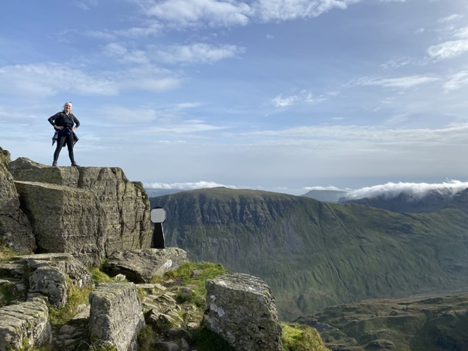 Shardlake vocalist Pauline Hatfield on Helvellyn