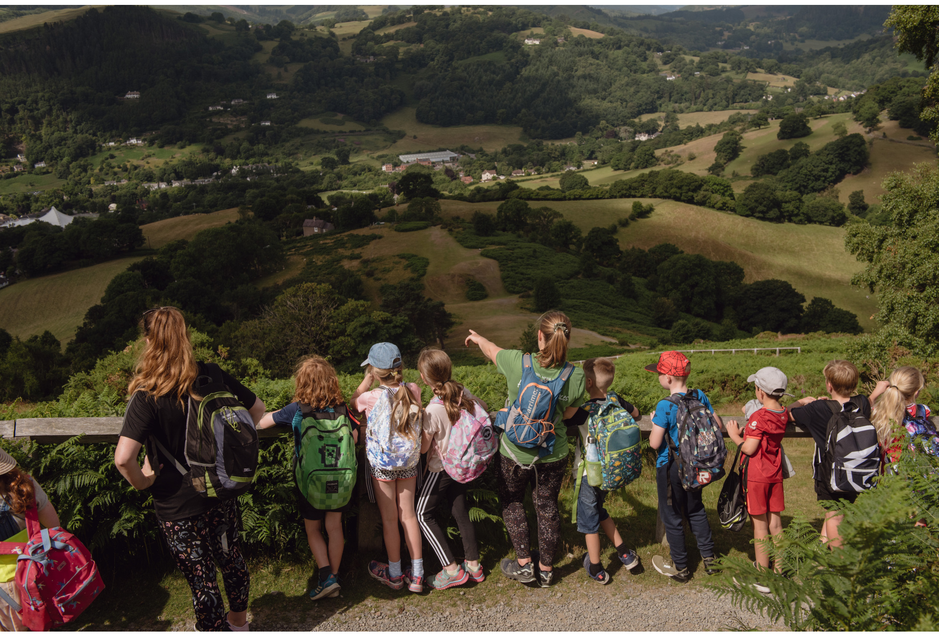 Looking on Llangollen