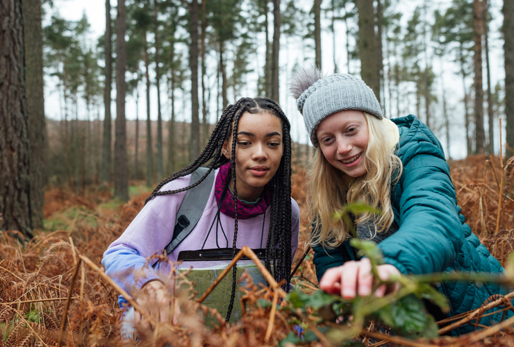 Students on a nature walk