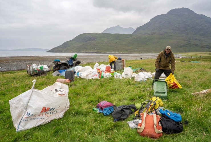 Camasunary beach clean 2025 - Adrian Trendall 2